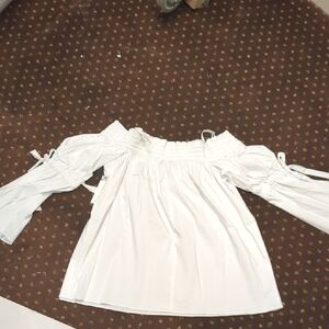 Bailey 44 White Off-Shoulder Blouse